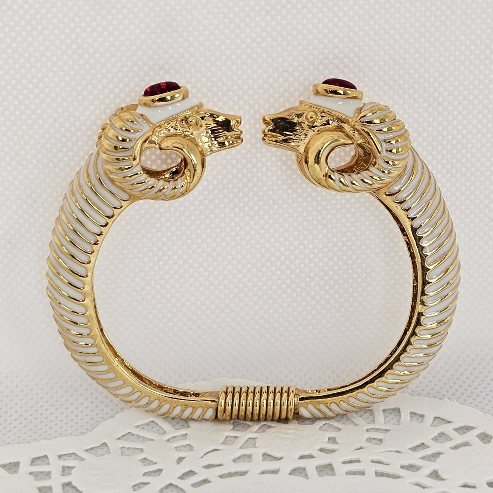 Vintage Authentic KJL Ravishing Ram Bracelet - Picture 1 of 7